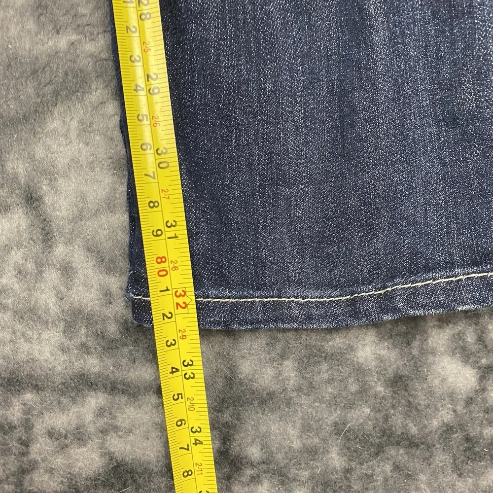 True Religion Jeans Skinny Womens Size 30 Medium Wash 30x32 USA Made Y2K - Picture 13 of 14